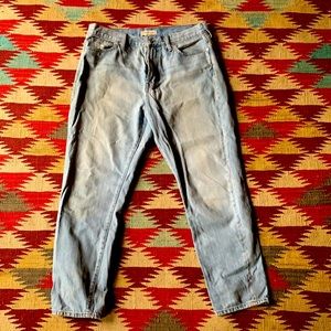 Madewell Denim “The Perfect Summer Jean” Size 31 Relaxed-Fit Light Wash